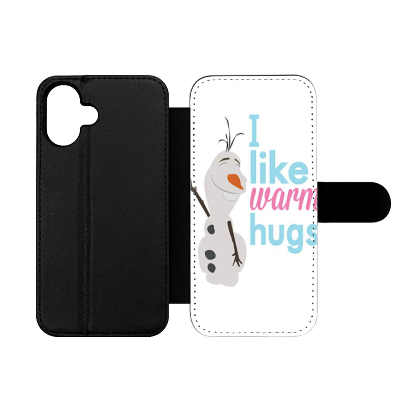 Olaf Frozen Quotes Warm Hug Wallet iPhone Case