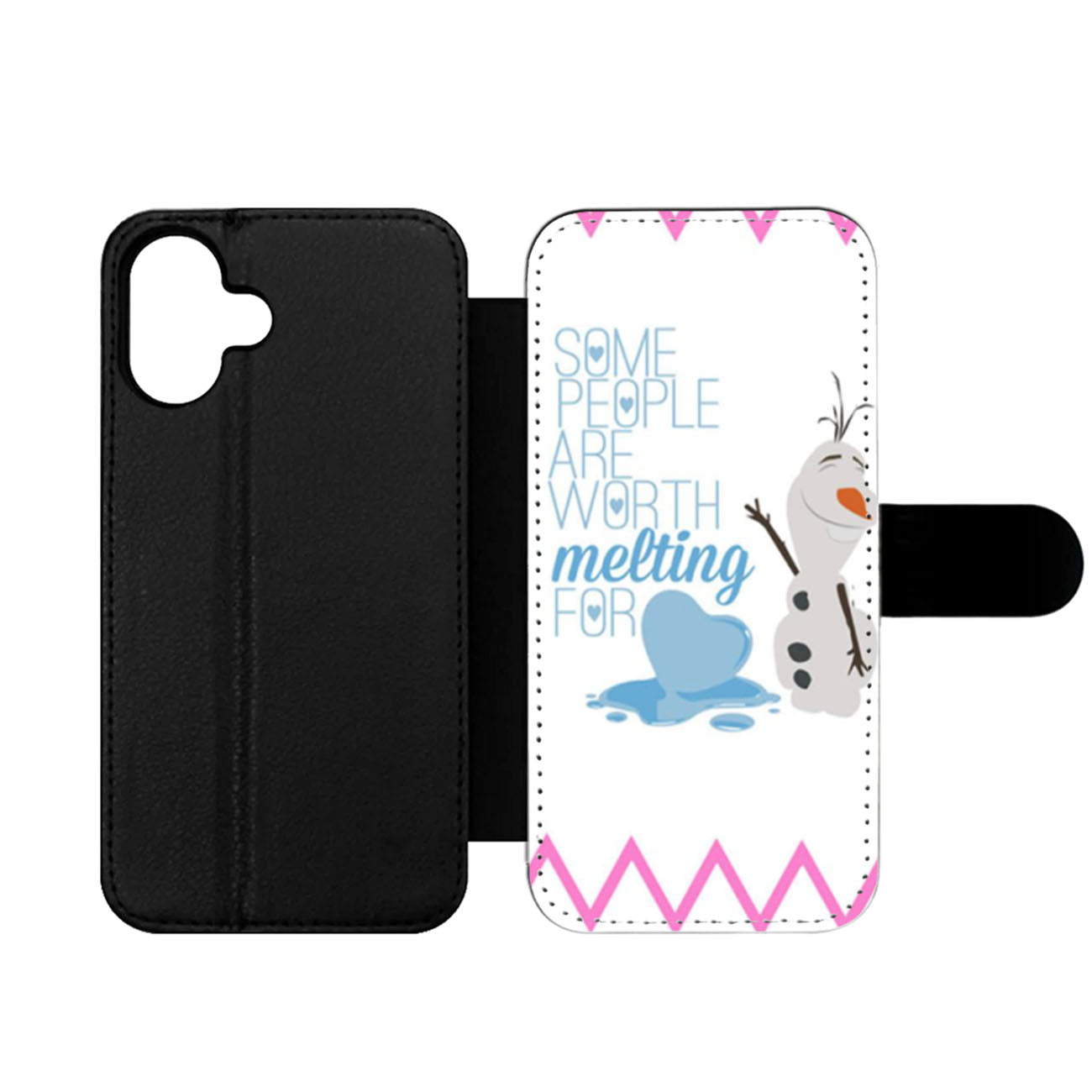 Olaf Love Quote Wallet iPhone Case
