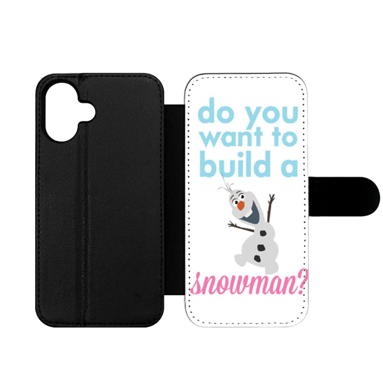 Olaf Quote Frozen Wallet iPhone Case