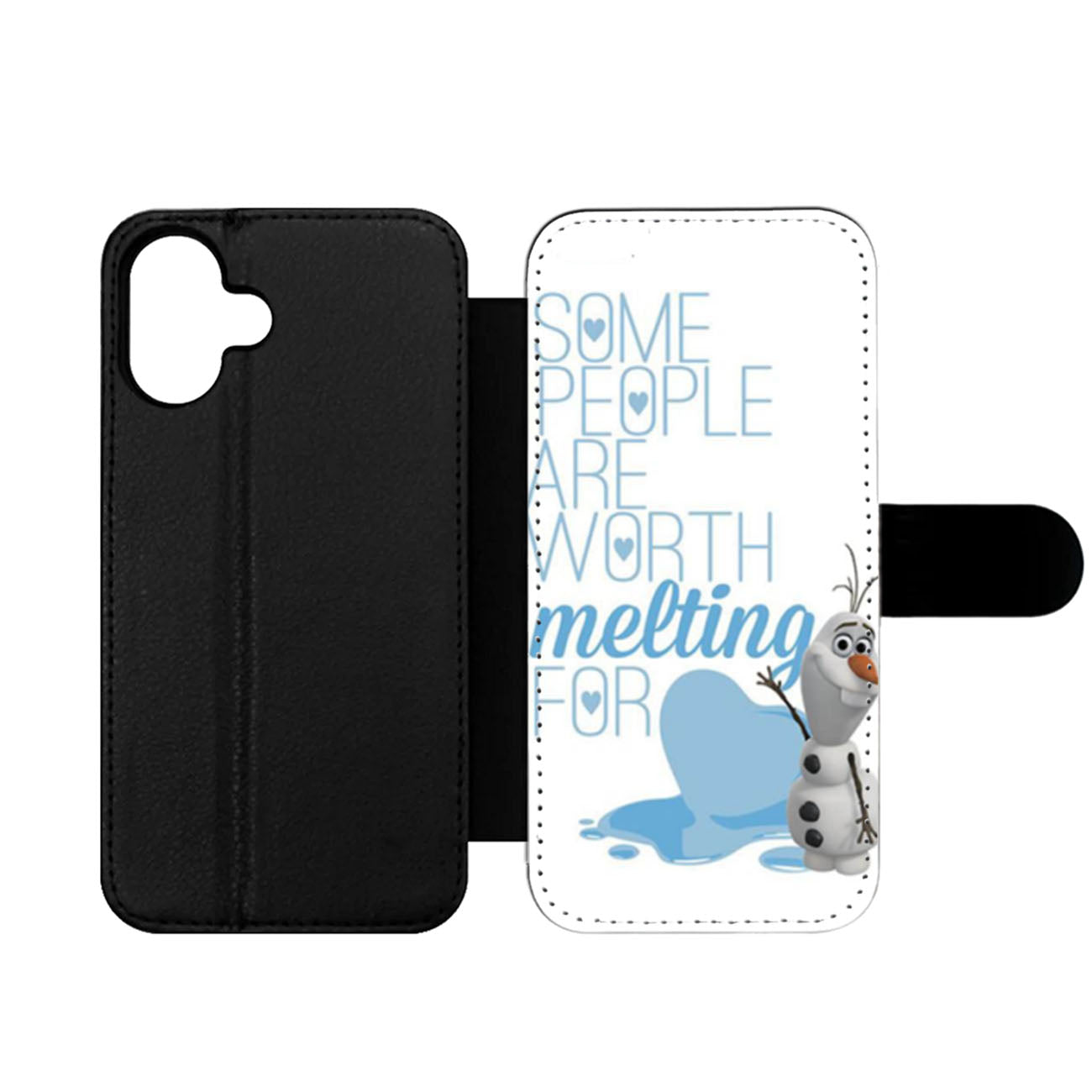 Olaf Quote of Disney Frozen Wallet iPhone Case
