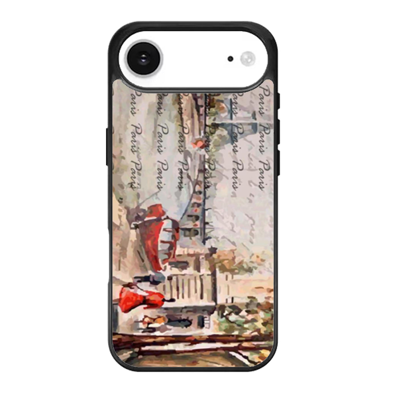 Old Paris Postcard With Eiffel Tower Two iPhone Air Case