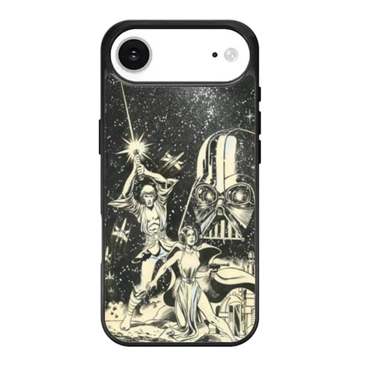 Old Star Wars Black and White iPhone Air Case