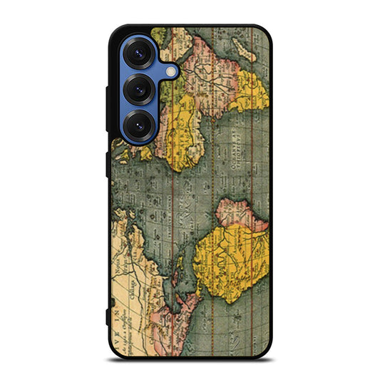 Old World Map Photo Samsung S25 Ultra Case