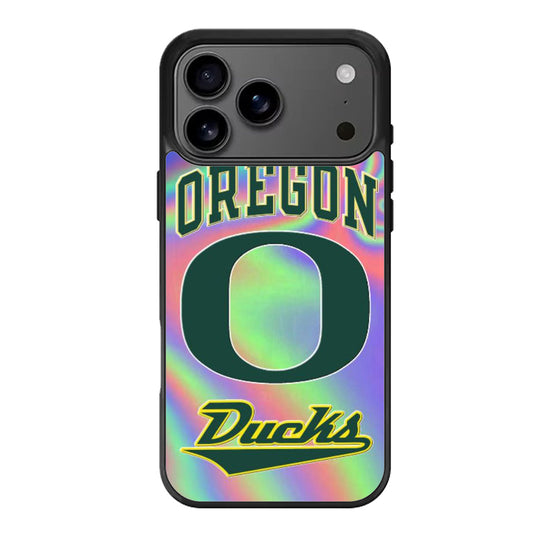 Oregon Ducks Holographic iPhone 17 Pro Max Case
