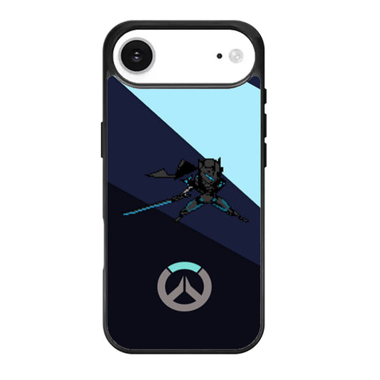 Overwatch Genji Carbon Fiber Pixel Spray iPhone Air Case
