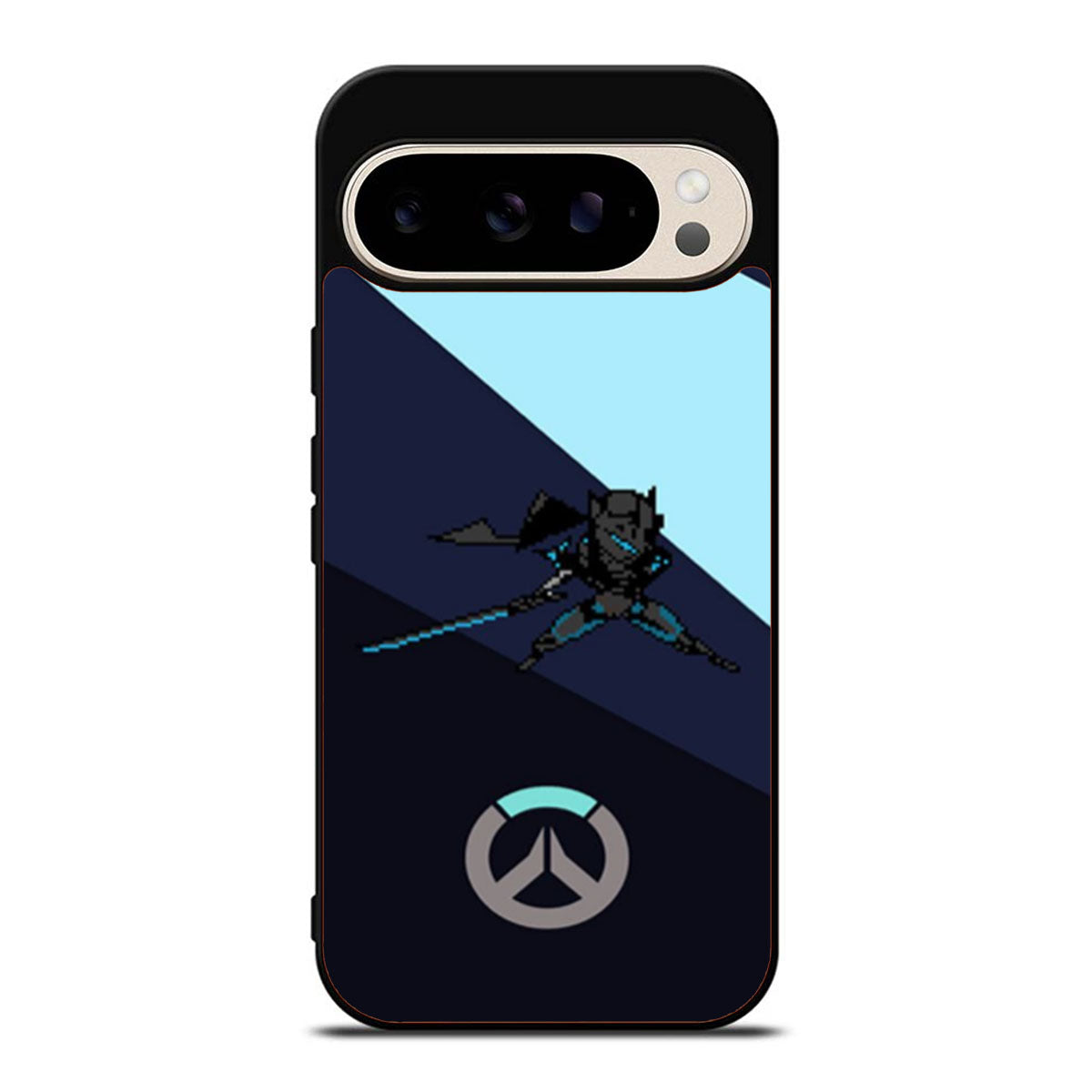 Overwatch Genji Carbon Fiber Pixel Spray Google Pixel 9 Pro Case