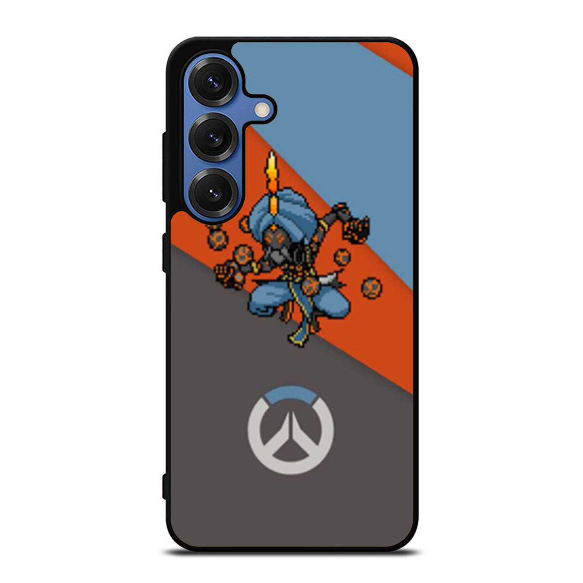 Overwatch Ifrit Zenyatta Pixel Spray Samsung S25 Ultra Case