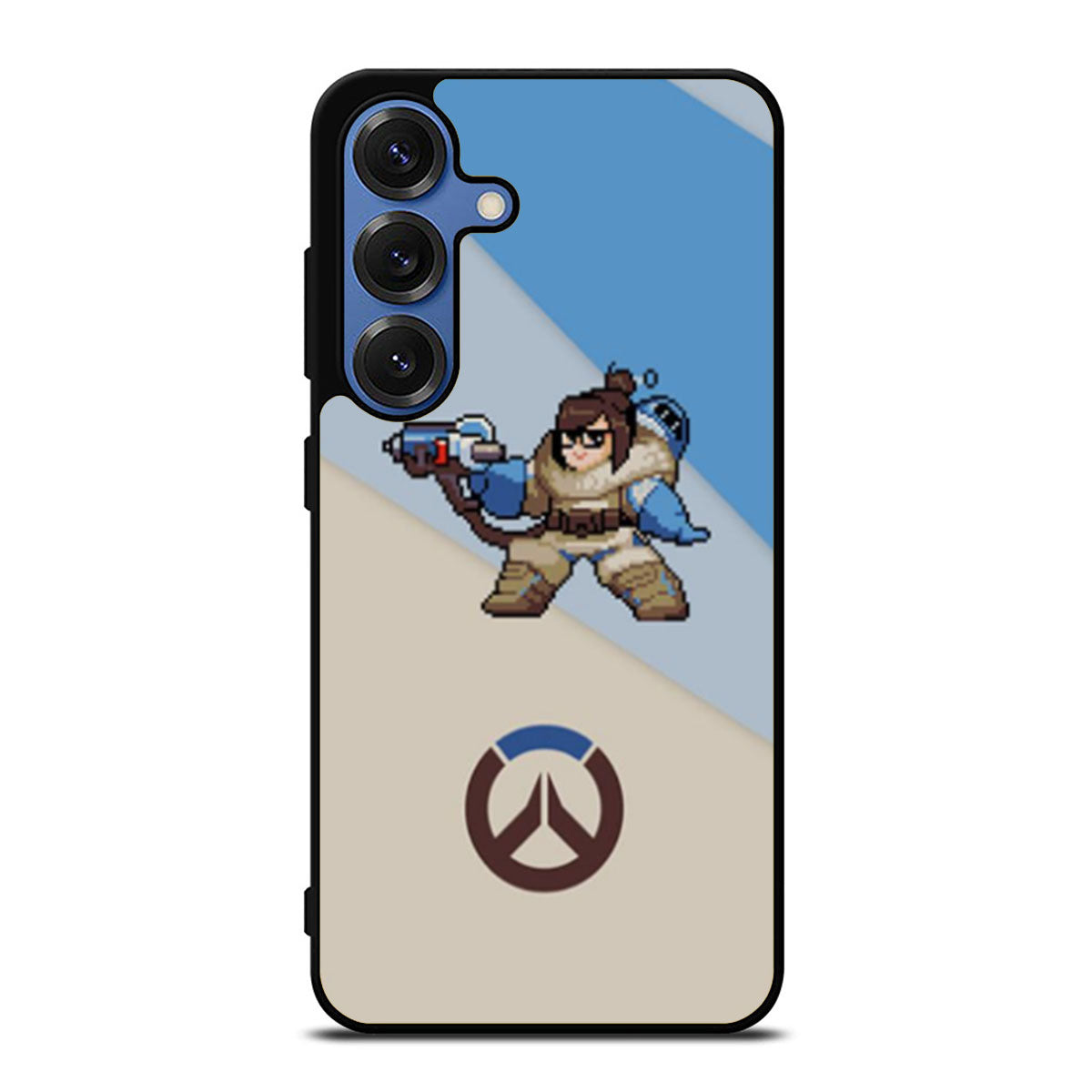Overwatch Mei Pixel Spray Samsung S25 Ultra Case