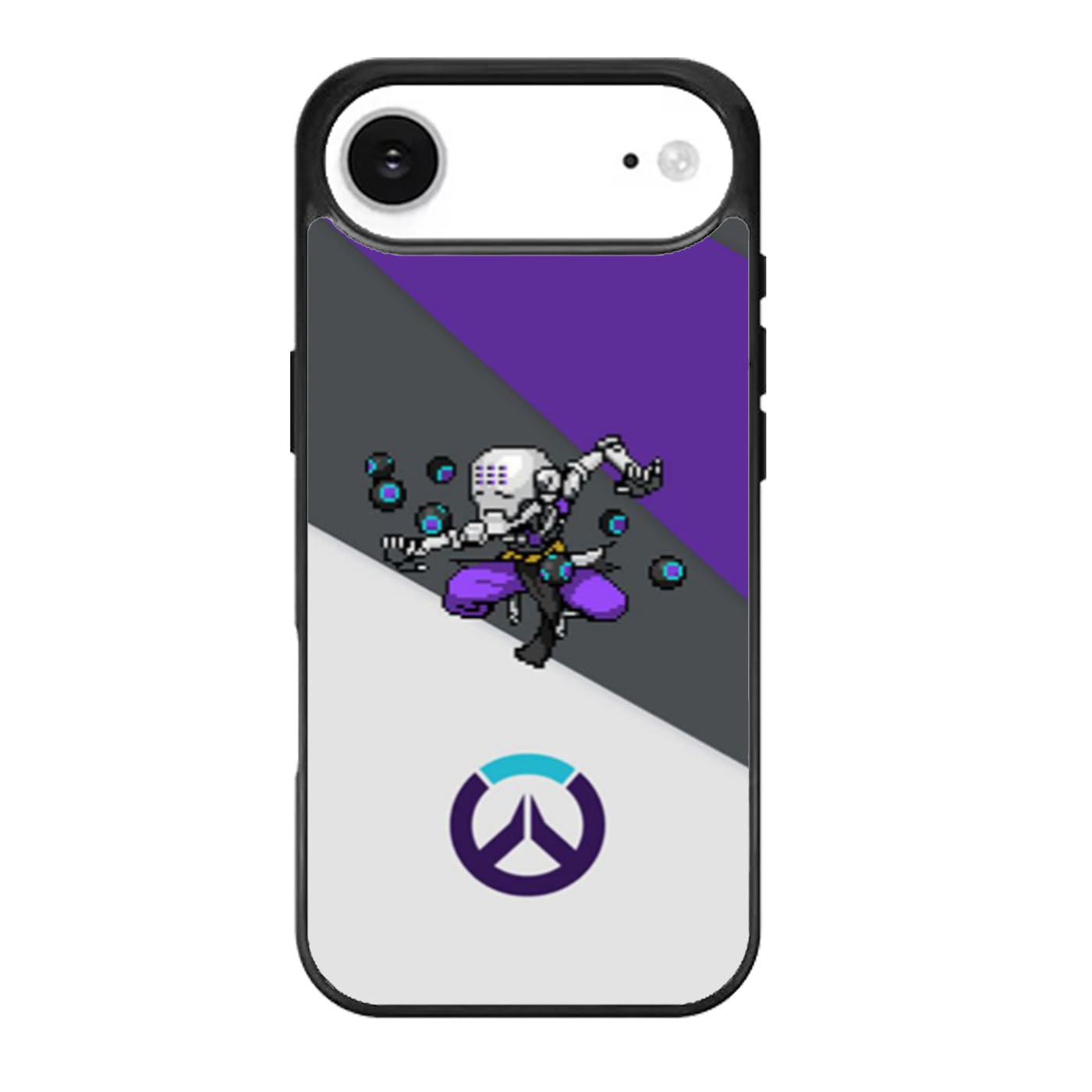 Overwatch Purple Zenyatta Pixel Spray iPhone Air Case