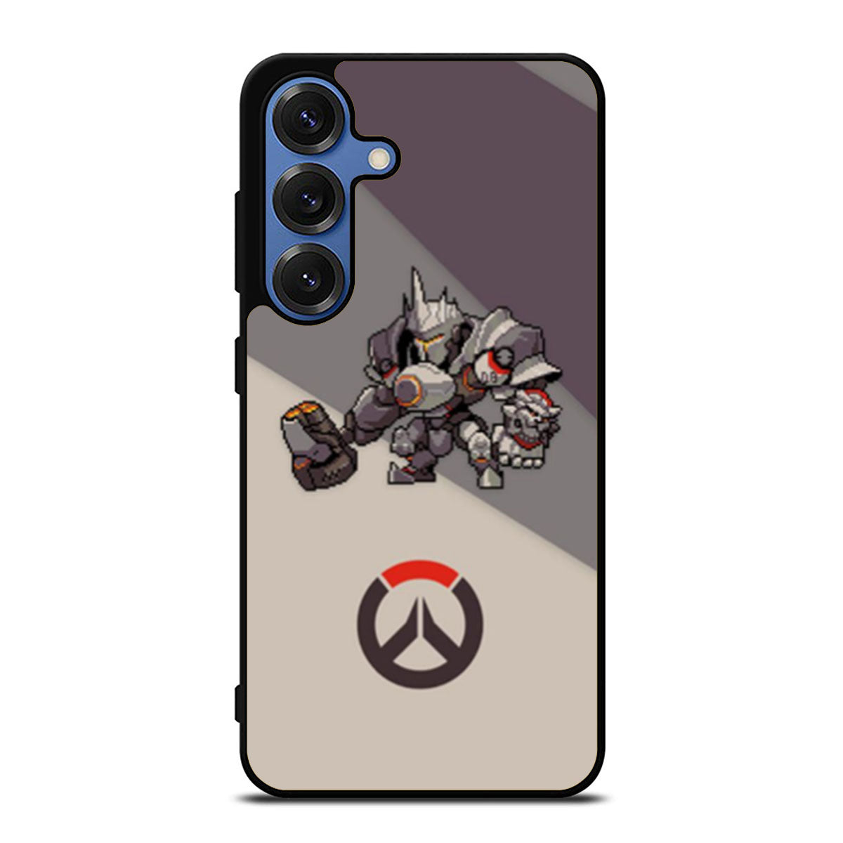 Overwatch Reinhardt Pixel Spray Samsung S25 Ultra Case
