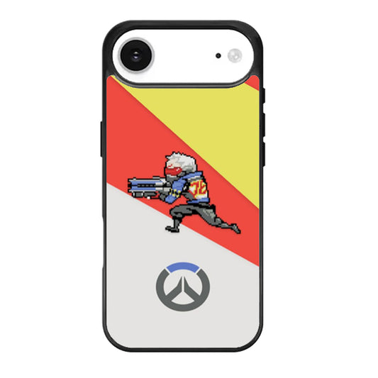Overwatch Soldier 76 Pixel Spray iPhone Air Case