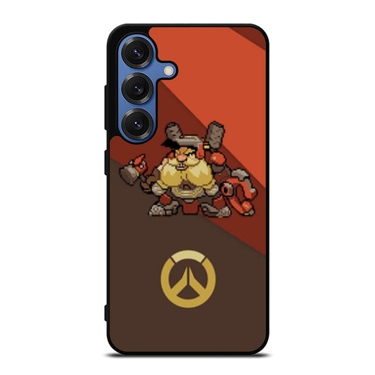 Overwatch Torbjorn Pixel Spray Samsung S25 Ultra Case