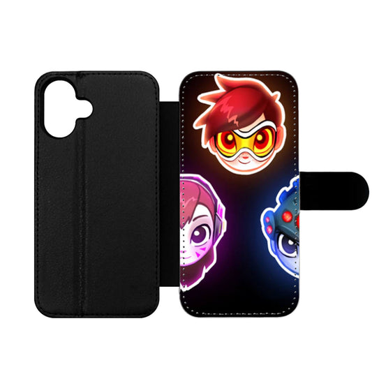 Overwatch Tracer DVa Widowmaker Wallet iPhone Case