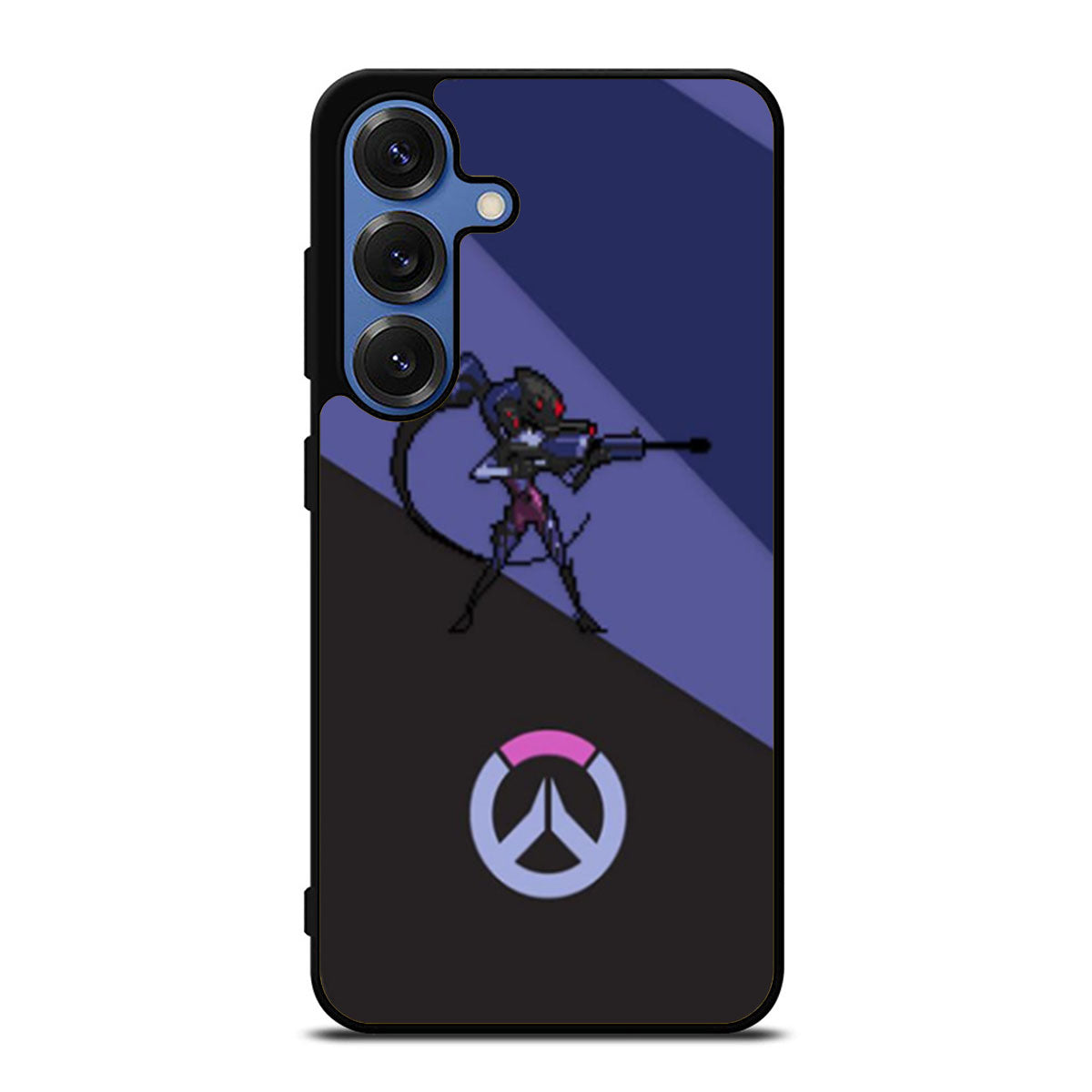 Overwatch Widowmaker Pixel Spray Samsung S25 Ultra Case
