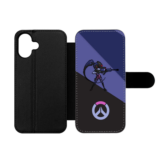 Overwatch Widowmaker Pixel Spray Wallet iPhone Case