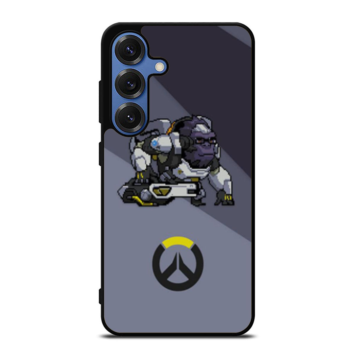 Overwatch Winston Pixel Spray Samsung S25 Ultra Case
