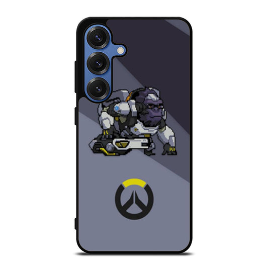 Overwatch Winston Pixel Spray Samsung S25 Ultra Case