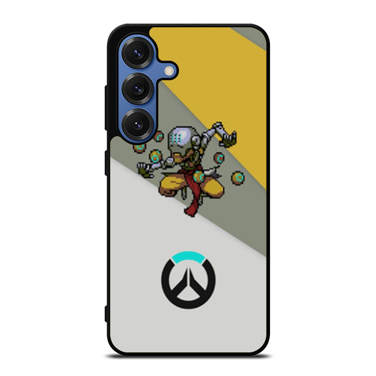 Overwatch Zenyatta Pixel Spray Samsung S25 Ultra Case