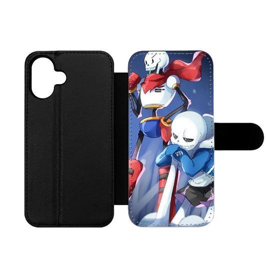 PAPYRUS AND SANIS UNDERTALE Wallet iPhone Case