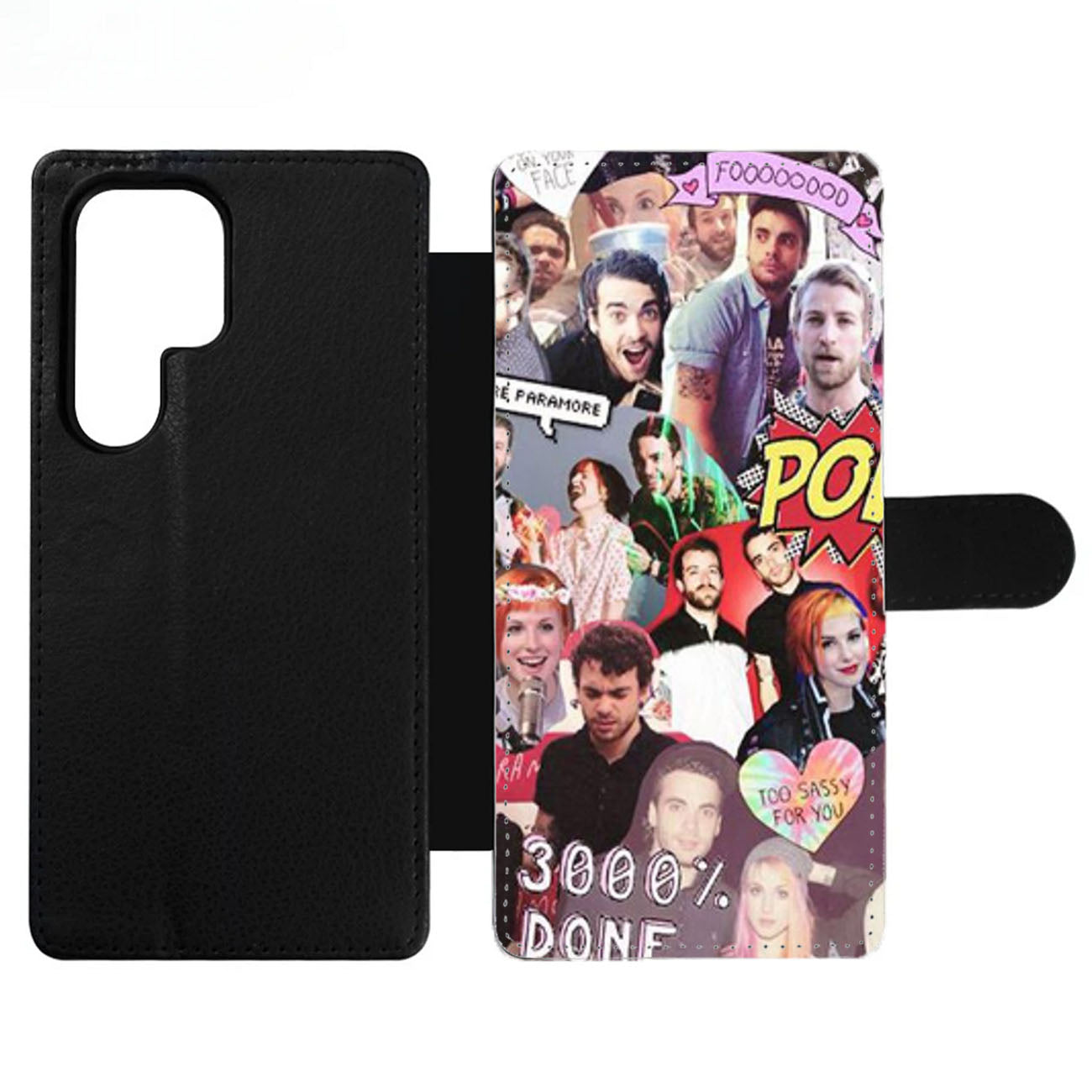 PARAMORE BAND COLLAGE Wallet Samsung Case