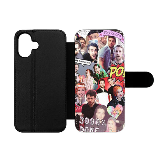 PARAMORE BAND COLLAGE Wallet iPhone Case