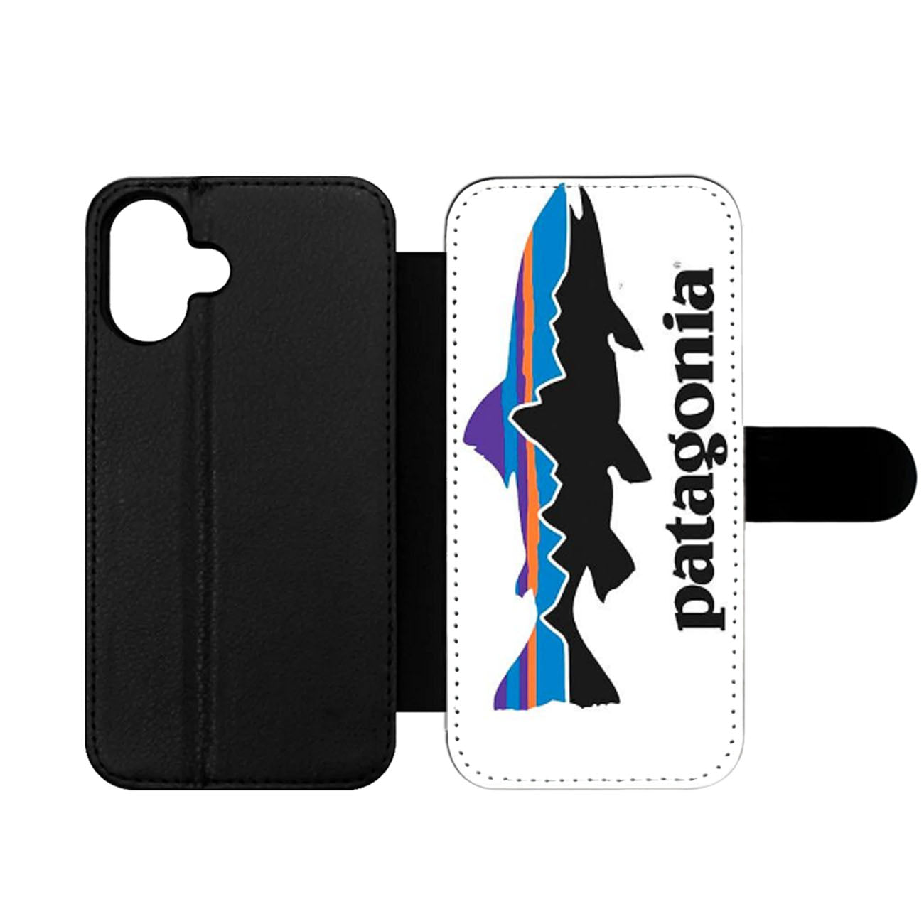 PATAGONIA FISHING BUILT LOGO Wallet iPhone Case
