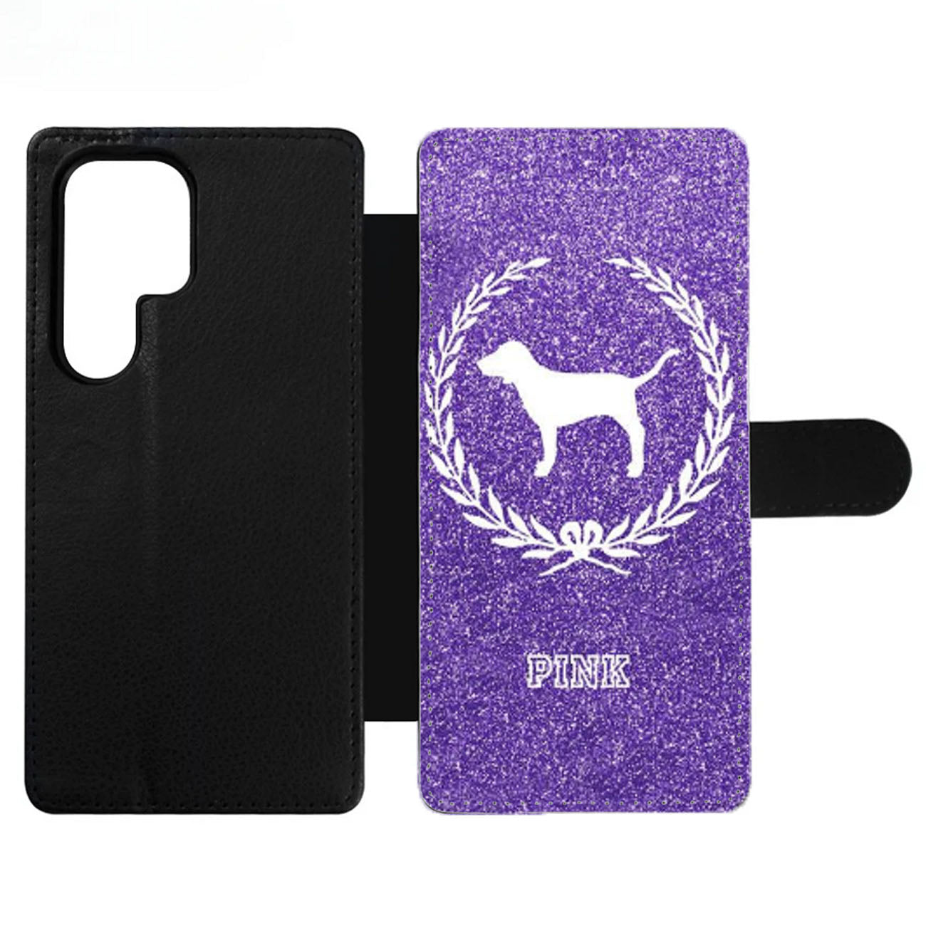 PINK DOG VICTORIAS SECRET Wallet Samsung Case