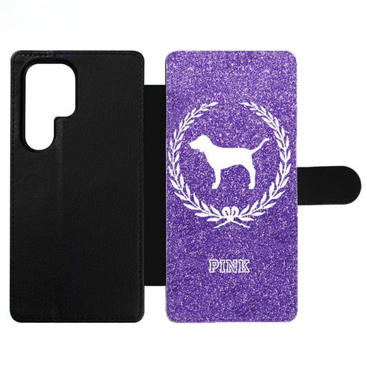 PINK DOG VICTORIAS SECRET Wallet Samsung Case
