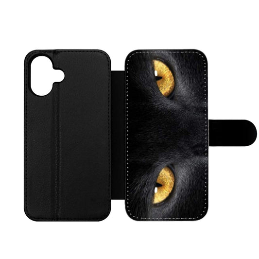 Panther Eyes Wallet iPhone Case