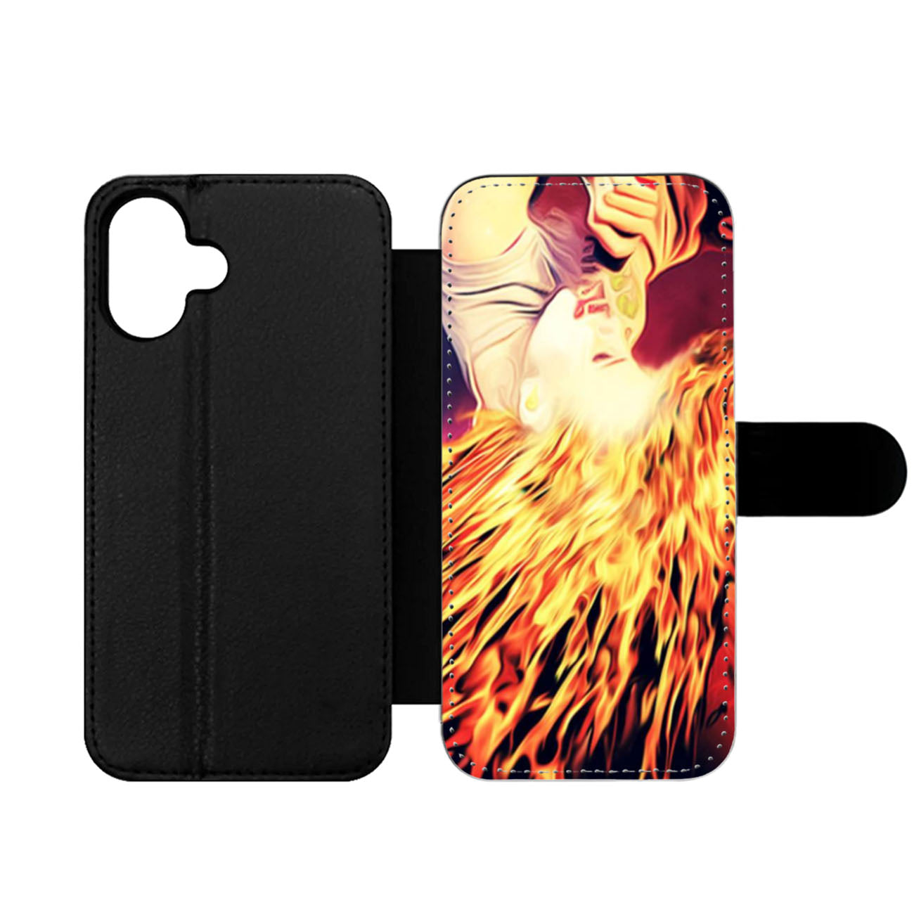 Paramore Hayley Williams Flaming Hair Wallet iPhone Case