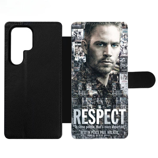 Paul Walker Respect Wallet Samsung Case