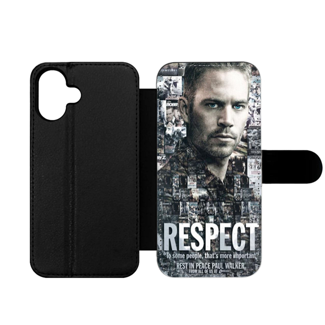 Paul Walker Respect Wallet iPhone Case