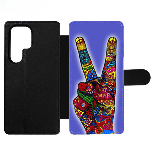 Peace No War Obey Wallet Samsung Case