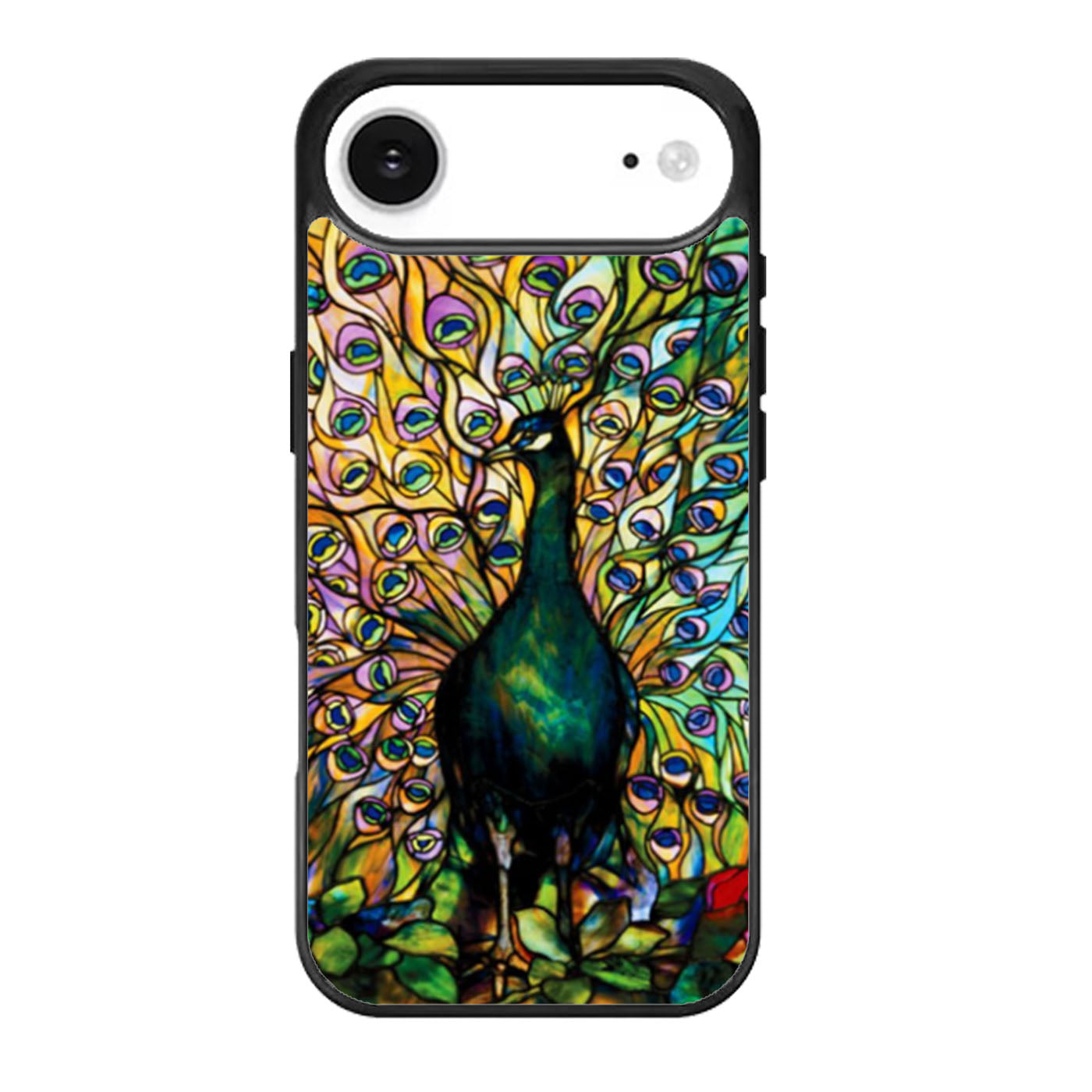 Peacock Tiffany Stained Glass iPhone Air Case