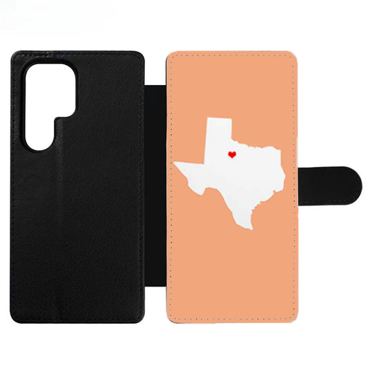 Personalized State Love Wallet Samsung Case