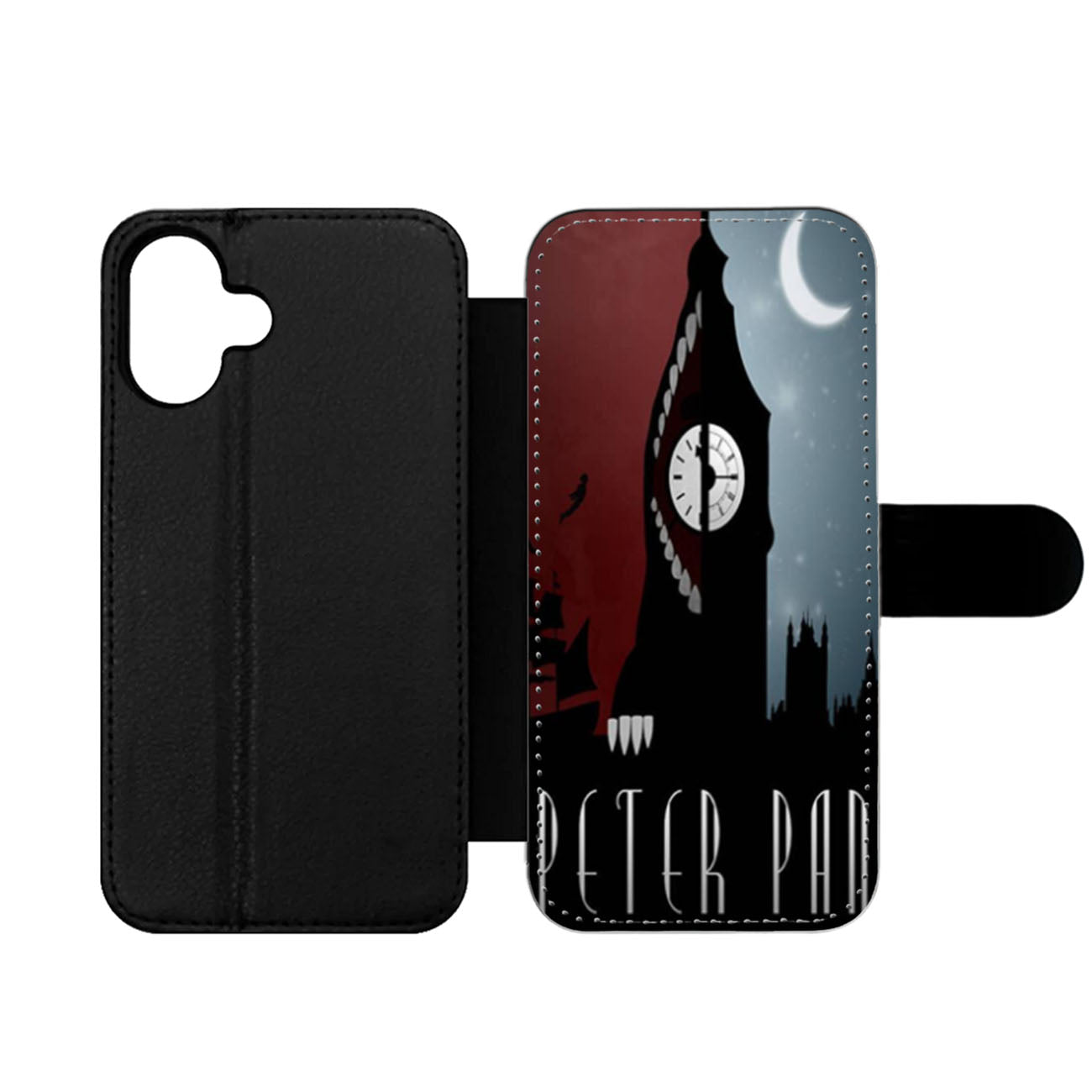Peter Pan London Night Wallet iPhone Case