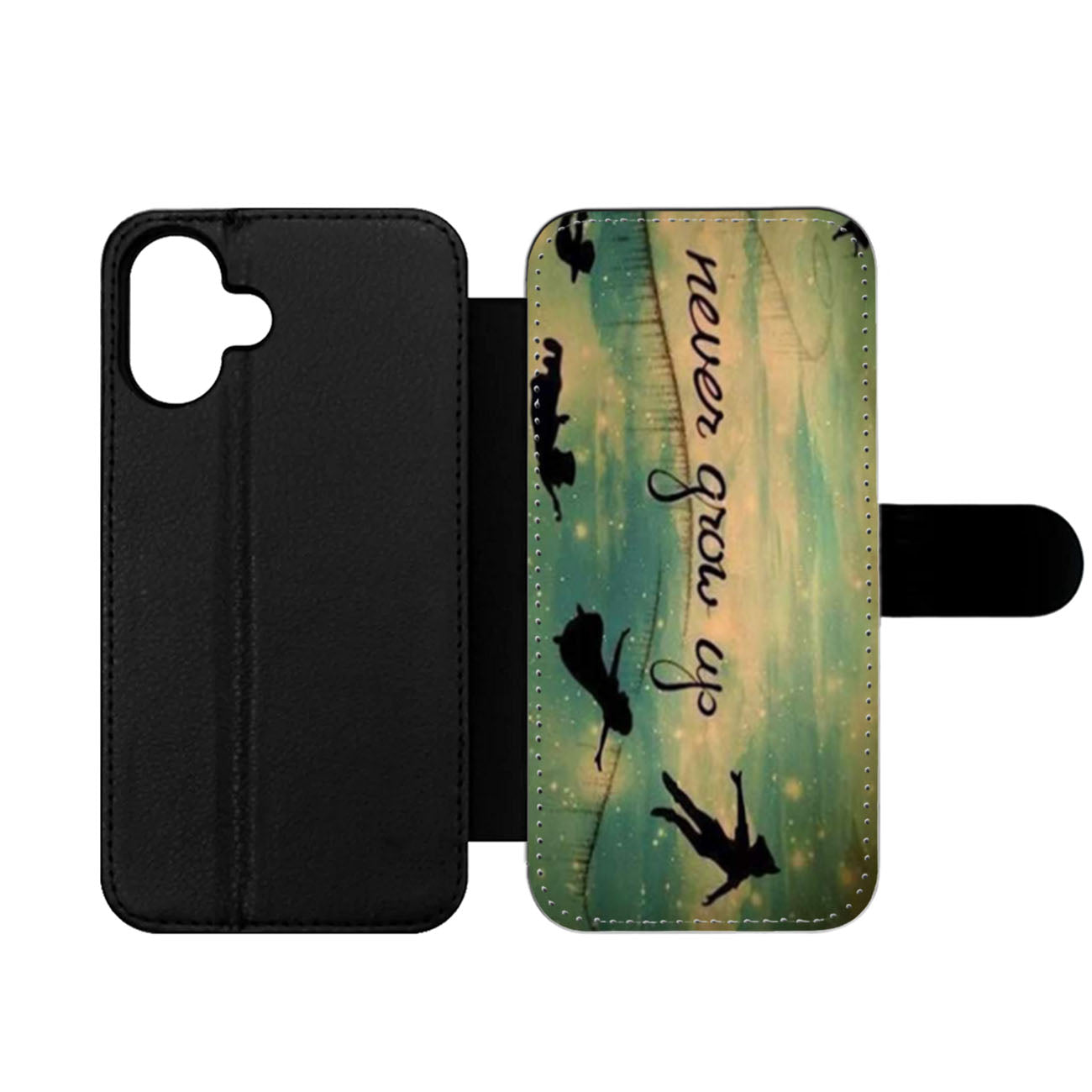 Peter Pan Never Give Up Wallet iPhone Case