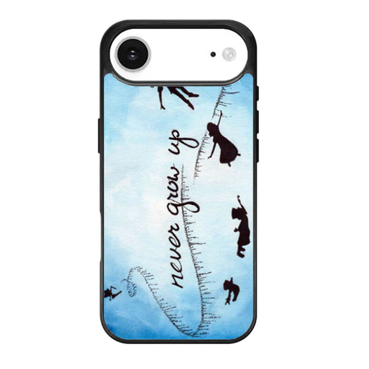Peter Pan Never Grow Up On Star Sky Galaxy Nebula iPhone Air Case