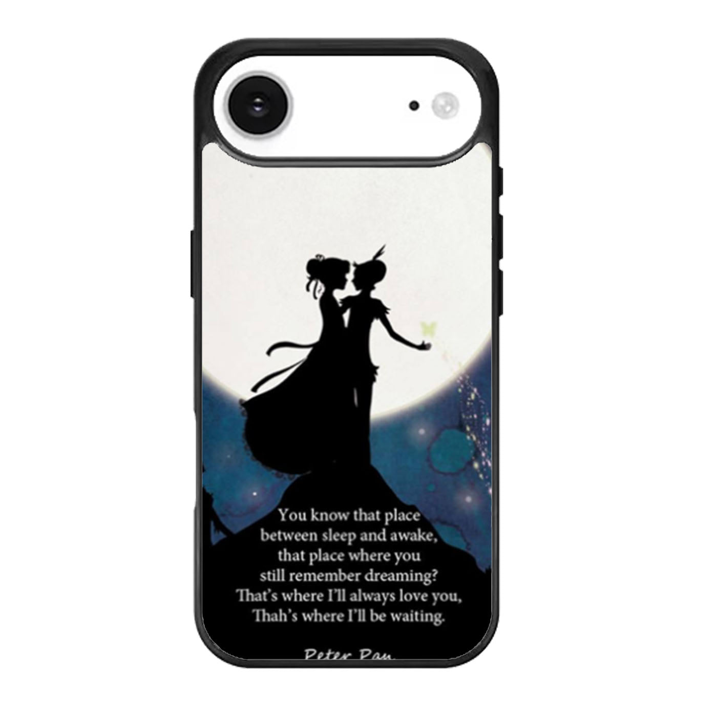 Peter Pan Quote Galaxy Nebula iPhone Air Case