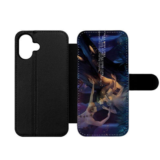 Peter Pan Quote Three Wallet iPhone Case
