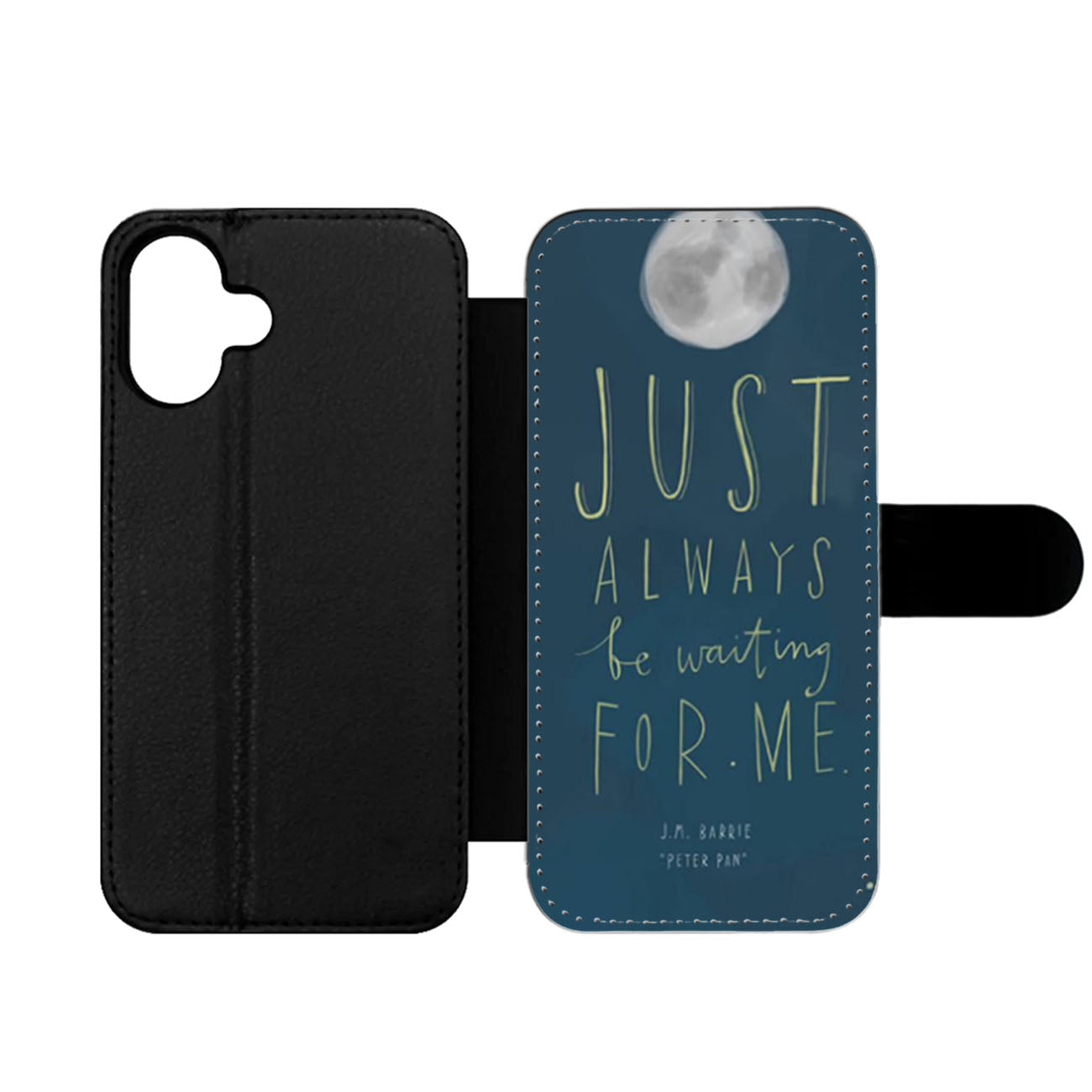 Peter Pan Quotes Wallet iPhone Case