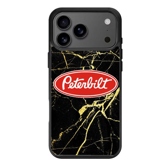 Peterbilt Black Marble iPhone 17 Pro Max Case