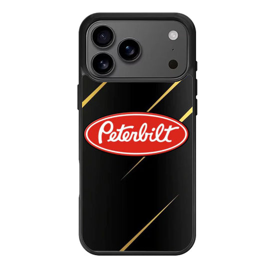 Peterbilt Black Metallic iPhone 17 Pro Max Case