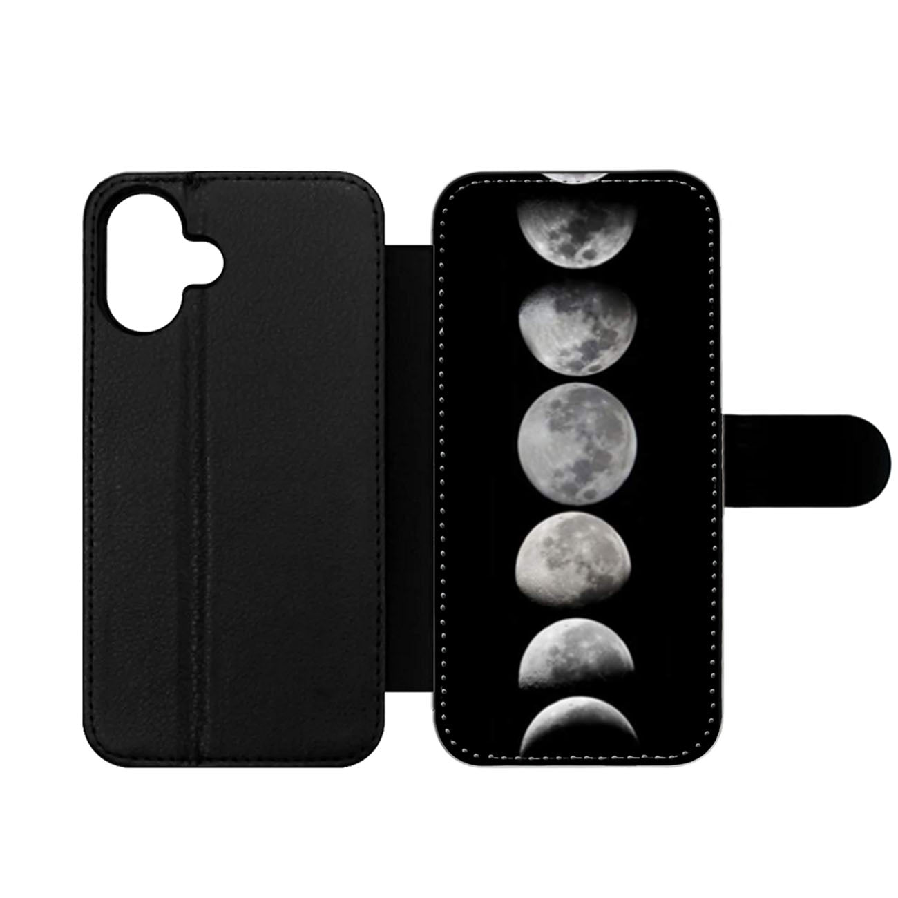 Phases of the Moon Wallet iPhone Case