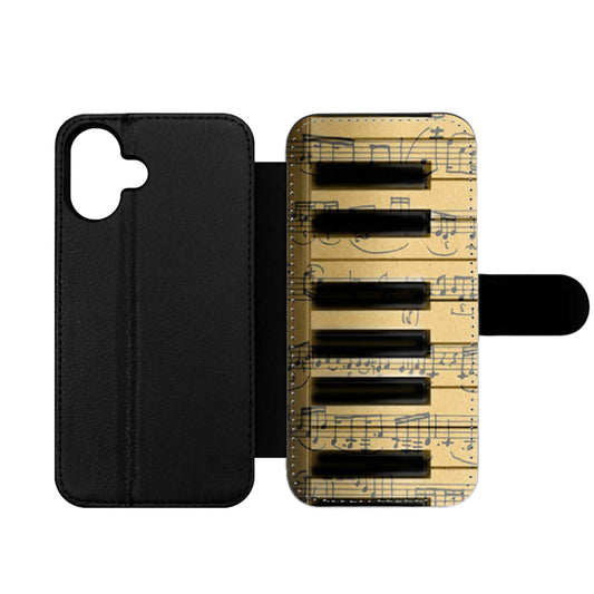 Piano Vintage Wallet iPhone Case