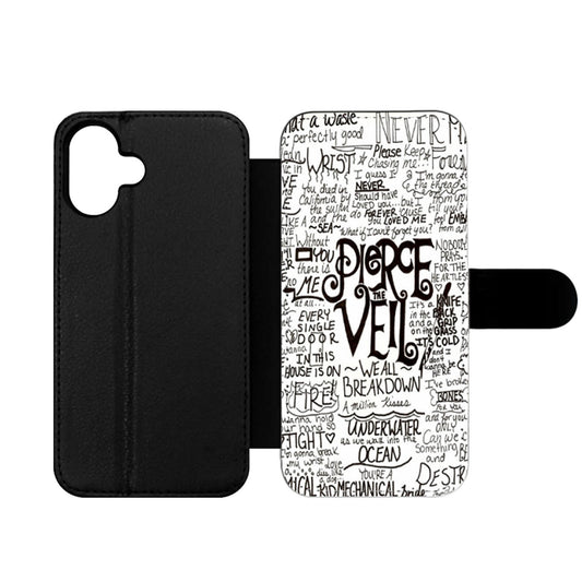 Pierce The Veil Song Lyric Two Wallet iPhone Case