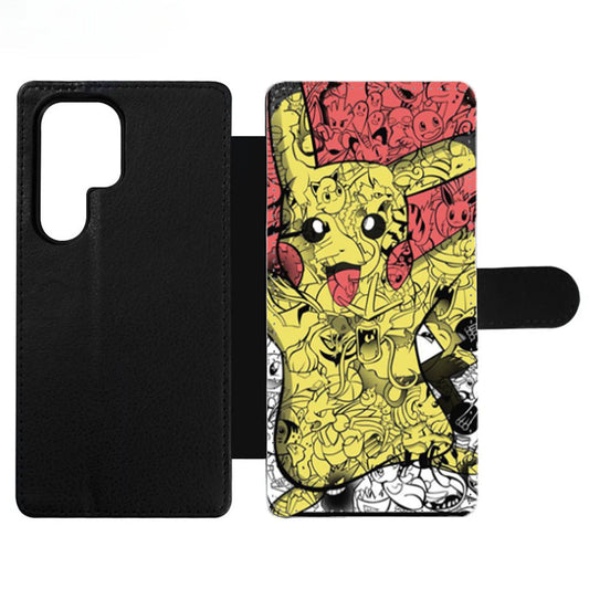 Pikachu Pokemontage Pokemon Wallet Samsung Case