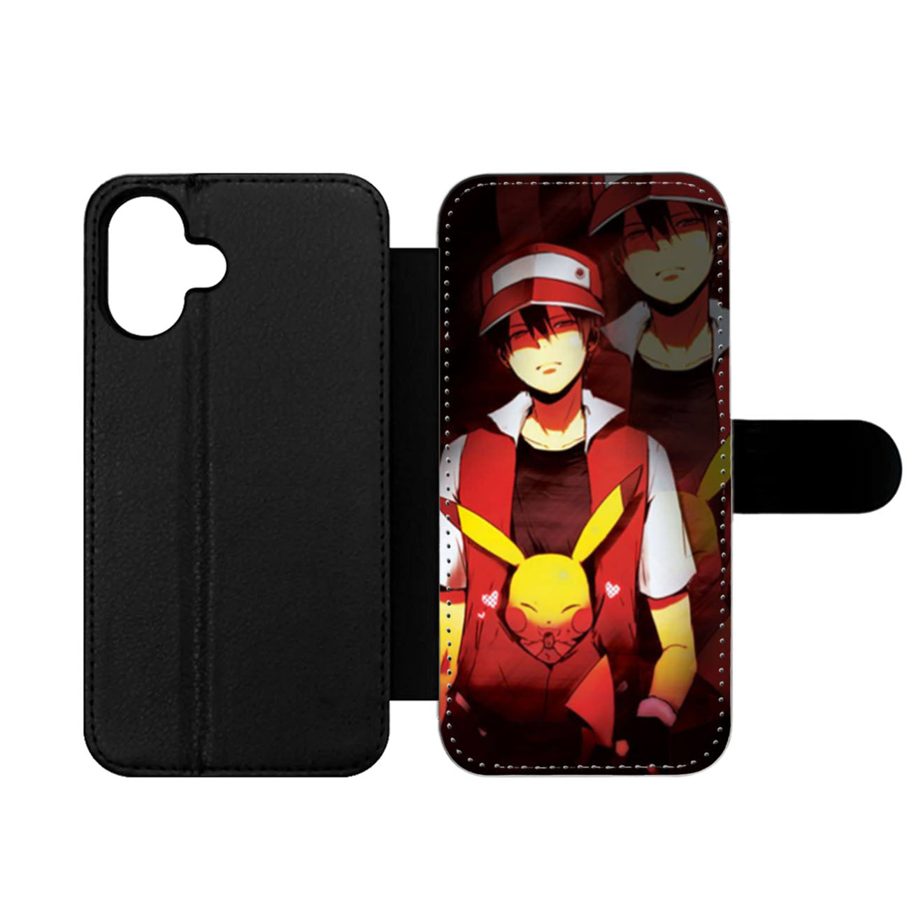 Pokemon Ash Ketchum Pikachu Wallet iPhone Case