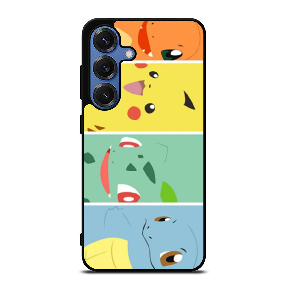 Pokemon Charmander Pikachu Bulbasaur Squirtle Samsung S25 Ultra Case
