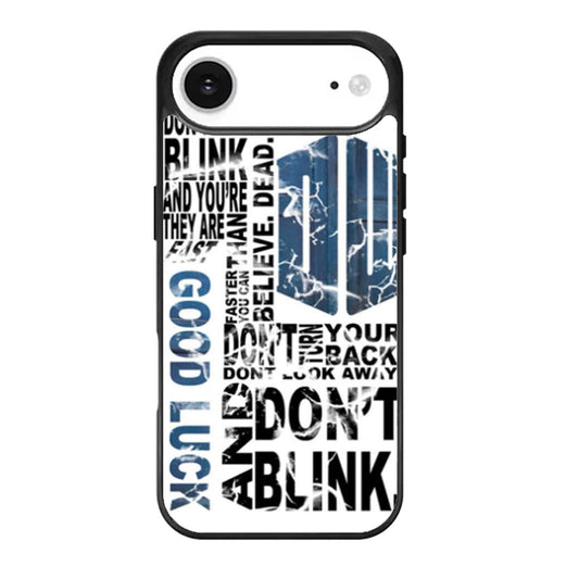 Police Box Tardis Doctor Who Dont Blink iPhone Air Case